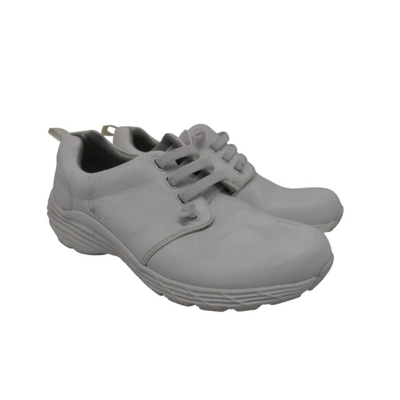 Nurse Mates Women's Align Velocity Lace-Up Slip-Resistant Shoes White Size 7M - Picture 1 of 8